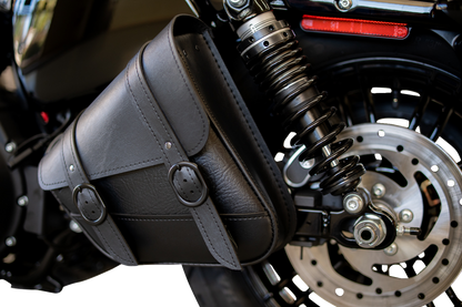 WILLIE & MAX LUGGAGE Blackjack Swingarm Bag - Dual Shock - Black 59778-05