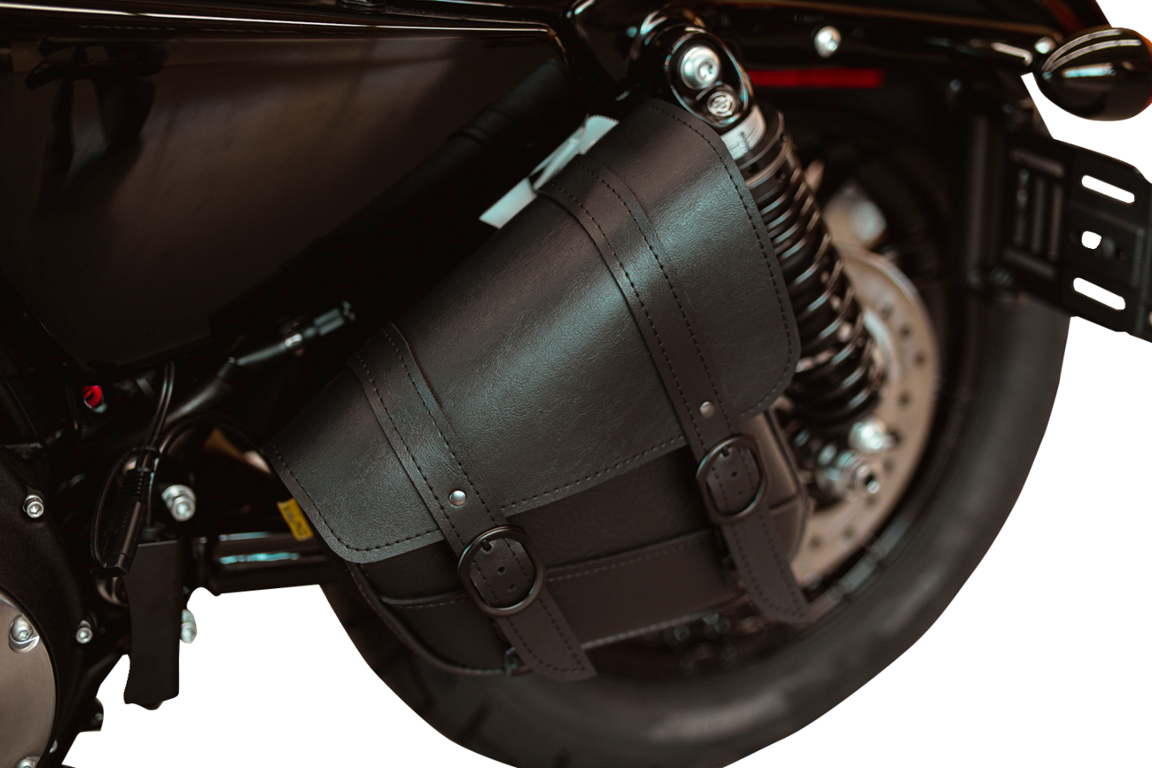 WILLIE & MAX LUGGAGE Blackjack Swingarm Bag - Dual Shock - Black 59778-05