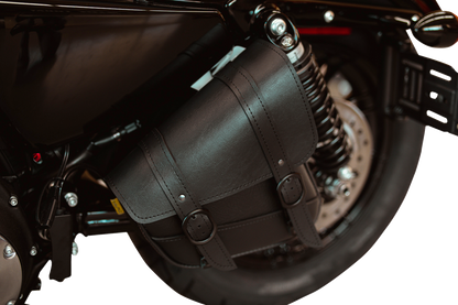WILLIE & MAX LUGGAGE Blackjack Swingarm Bag - Dual Shock - Black 59778-05