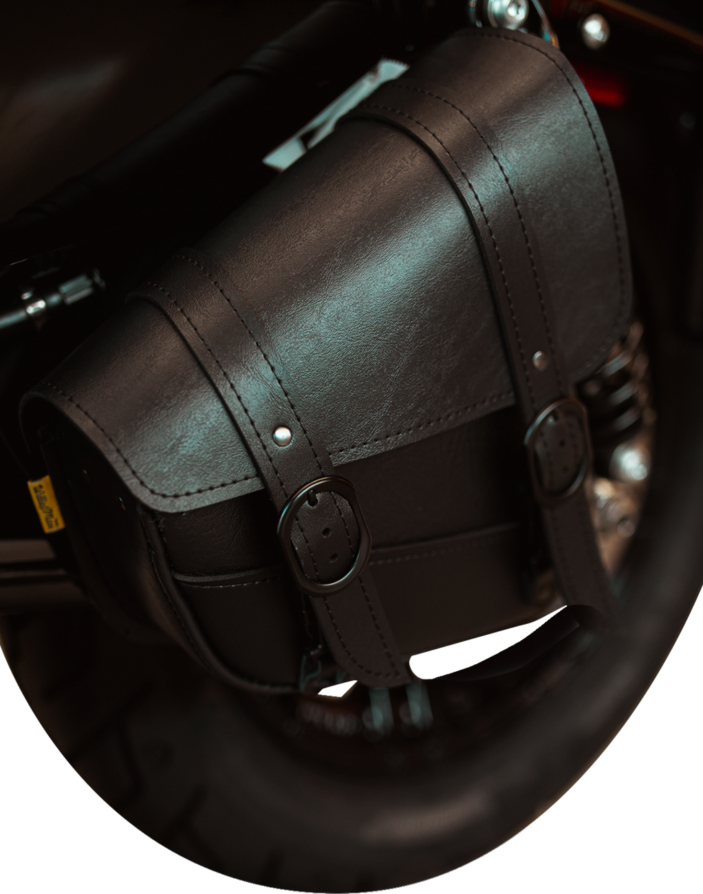 WILLIE & MAX LUGGAGE Blackjack Swingarm Bag - Dual Shock - Black 59778-05