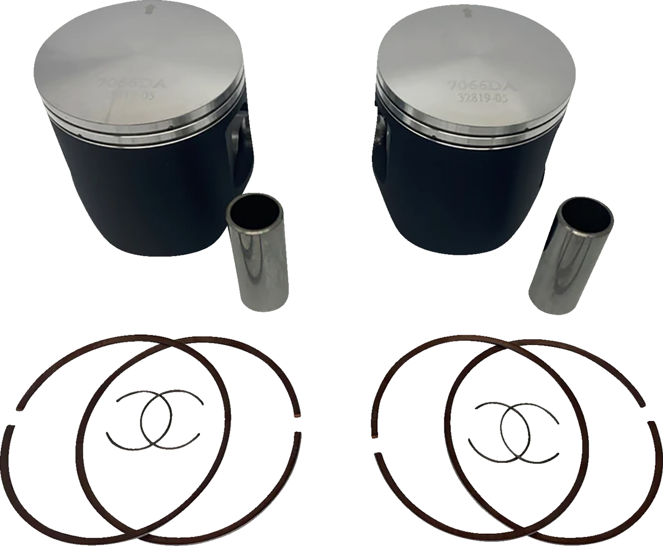WOSSNER Piston Kit - 84.85 mm - Polaris 850 Patriot K7080DA-2