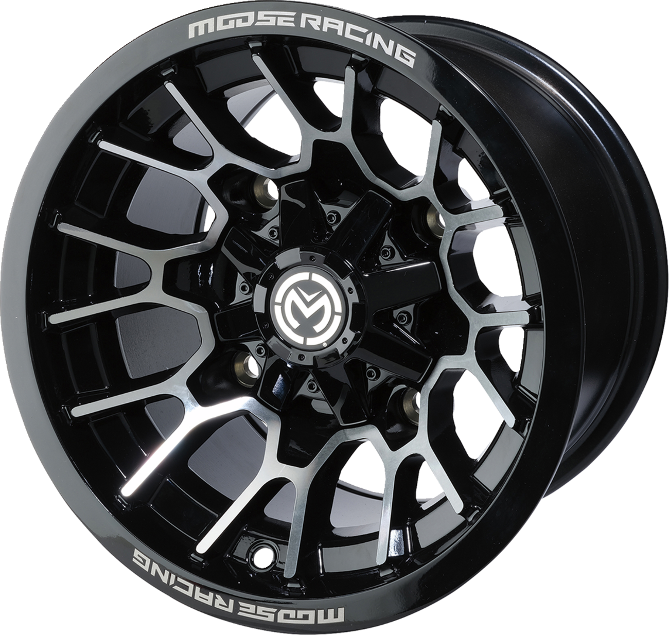 MOOSE OFFROAD Wheel - 24X - Front/Rear - Black - 14x7 - 4/110 - 5+2 24147110GBMF54