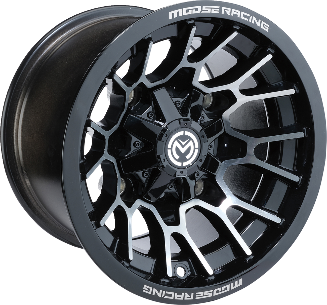 MOOSE OFFROAD Wheel - 24X - Front/Rear - Black - 15x7 - 4/110 - 5+2 24157110GBMF54