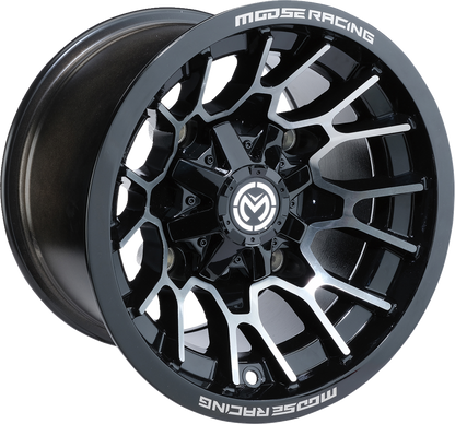 MOOSE OFFROAD Wheel - 24X - Front/Rear - Black - 15x7 - 4/110 - 5+2 24157110GBMF54