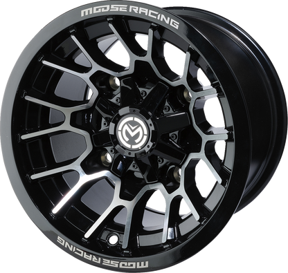 MOOSE OFFROAD Wheel - 24X - Front/Rear - Black - 15x7 - 4/110 - 5+2 24157110GBMF54