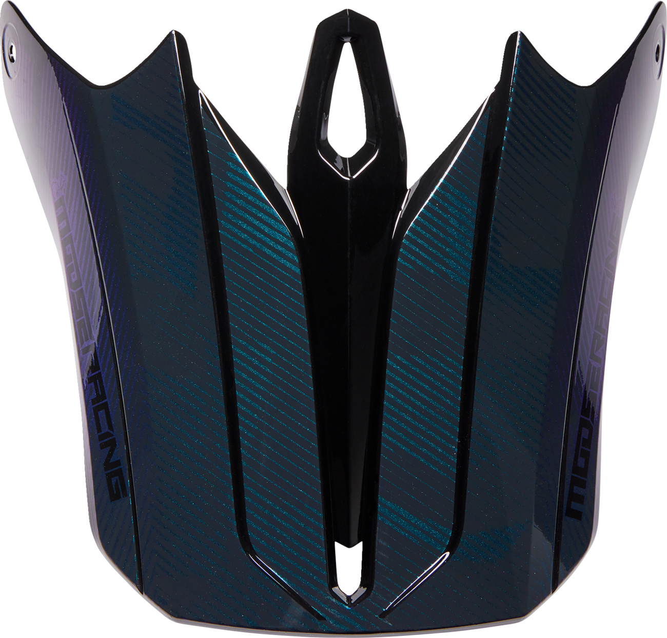 MOOSE OFFROAD F.I. MIPS® Visor Kit - Agroid Camo - Iridescent Blue 0132-1576