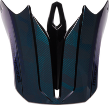 MOOSE OFFROAD F.I. MIPS® Visor Kit - Agroid Camo - Iridescent Blue 0132-1576