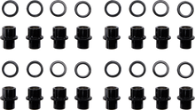 MOOSE OFFROAD Lug Nuts - Carbon Wheel - Steel - 10 mm x 1.25" - 16 Pack LNBOET10125AST