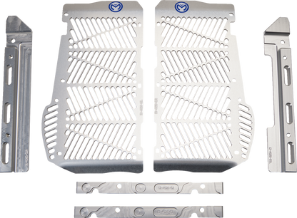 MOOSE OFFROAD Billet Radiator Guards - Silver - Beta 12-4020