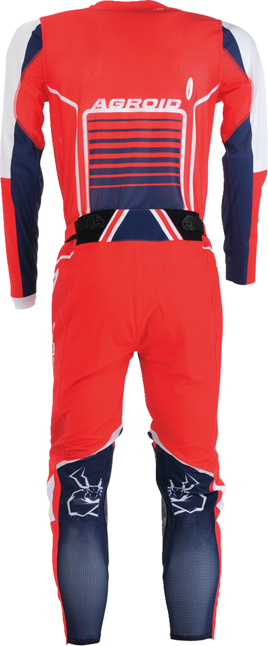 MOOSE OFFROAD Agroid Jersey - Red/White/Blue - Medium 2910-7501