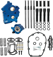 S&S Cycle 2017+ Water Cooled M8 Models Chain Drive 475C Cam Chest Kit w/ Black Pushrod Tubes