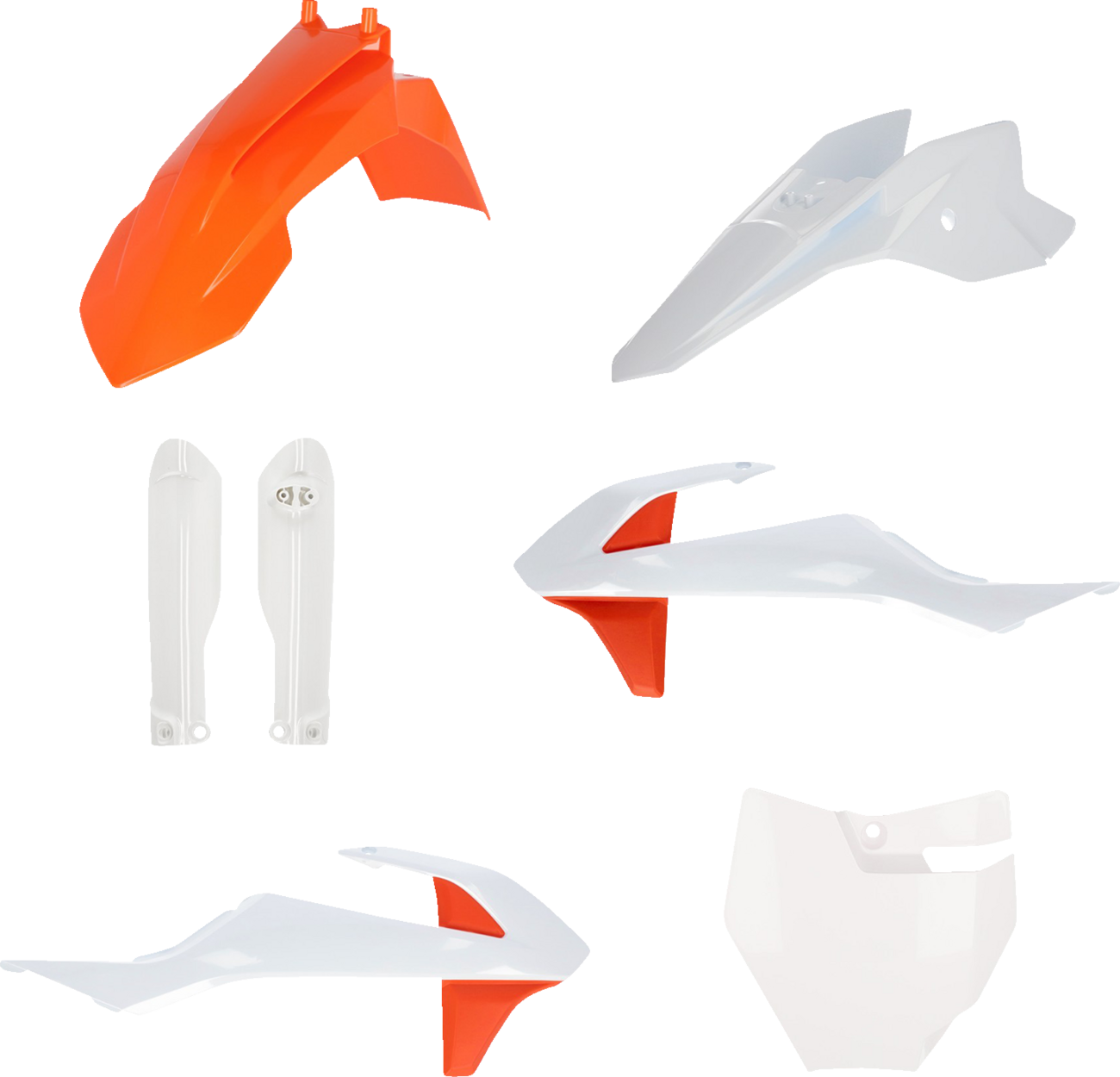 ACERBIS Full Body Kit - '19 OEM Orange/White - Gas Gas | KTM - MC/SX '16-'24 2980586345