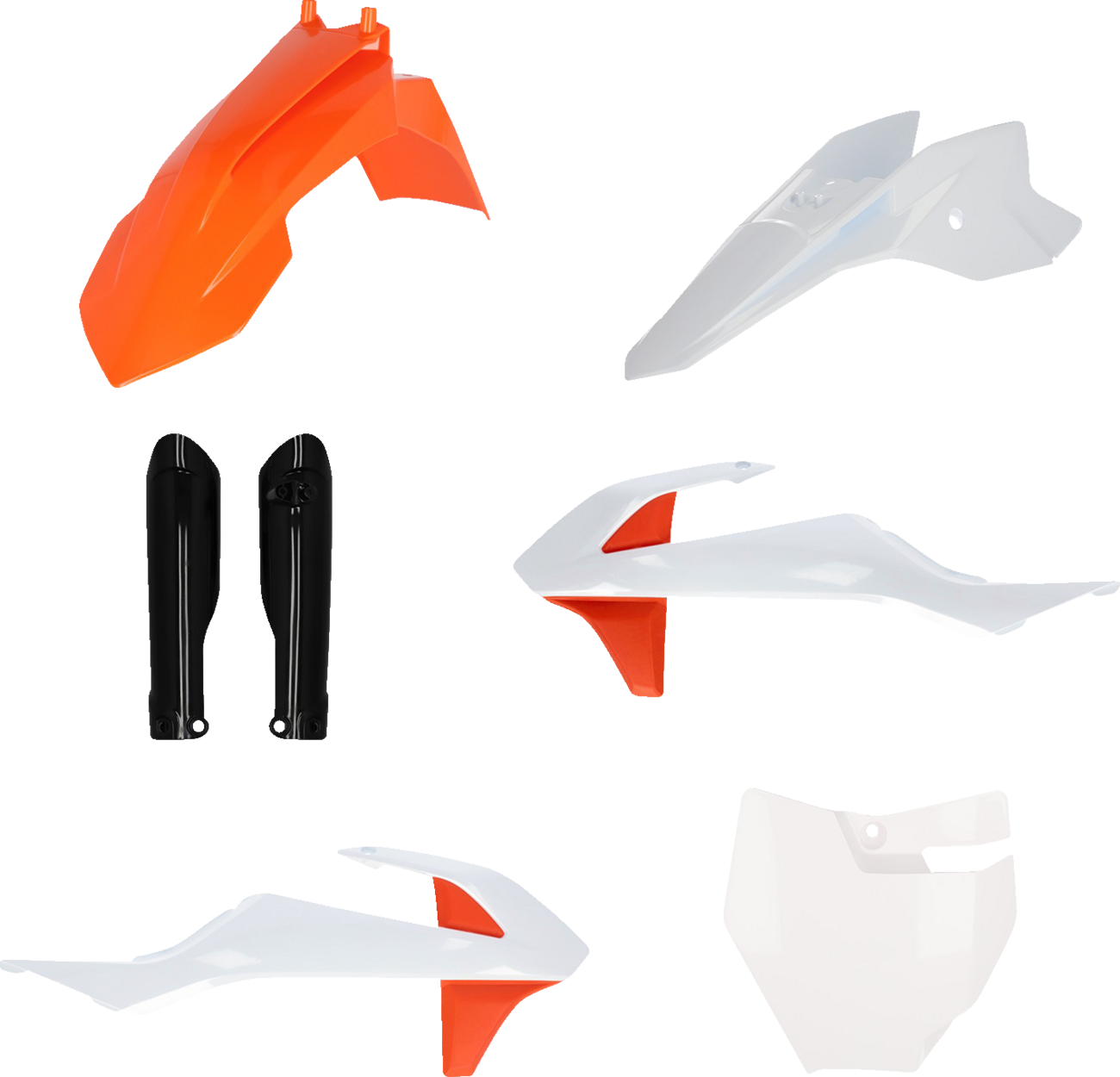 ACERBIS Full Body Kit - '21 OEM Black/White/Orange - Gas Gas | KTM - MC/SX '16-'24 2980587118