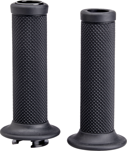 BILTWELL Alumicore Grips - 7/8" - TBW - Black 6605-201-78