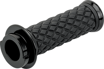 BILTWELL Alumicore Grips - TBW - Black 6608-201-01