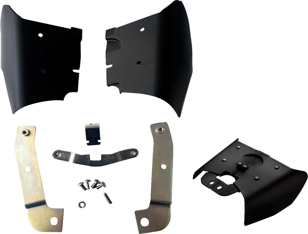 DRAG SPECIALTIES Air Deflector - Frame Mounted - Softail 090528