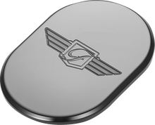 FIGURATI DESIGNS Antenna Cover - Right Rear Fender - FD Logo - Black FD-01-AC-BLK-RT