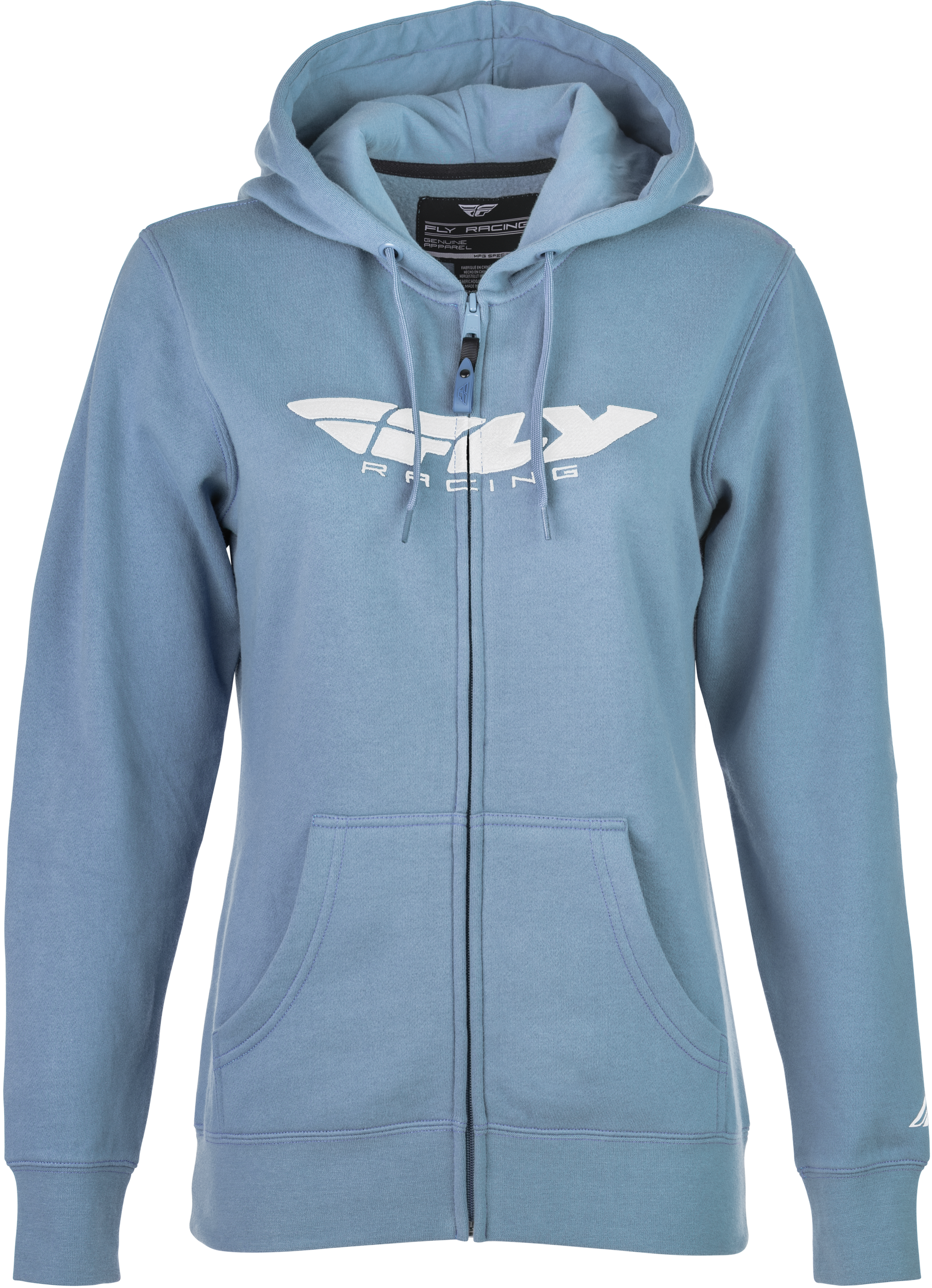 Women's Fly Corporate Zip Up Light Blue Xl