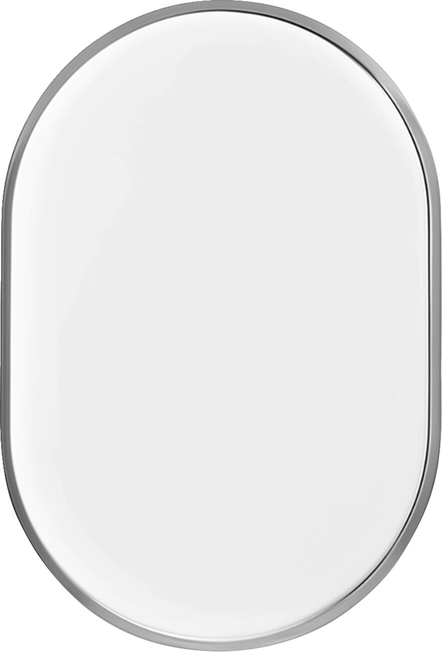 FIGURATI DESIGNS Antenna Cover - Left Rear Fender - Smooth - Chrome FD60-AC-SS-LT