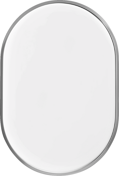 FIGURATI DESIGNS Antenna Cover - Right Rear Fender - Smooth - Chrome FD60-AC-SS-RT