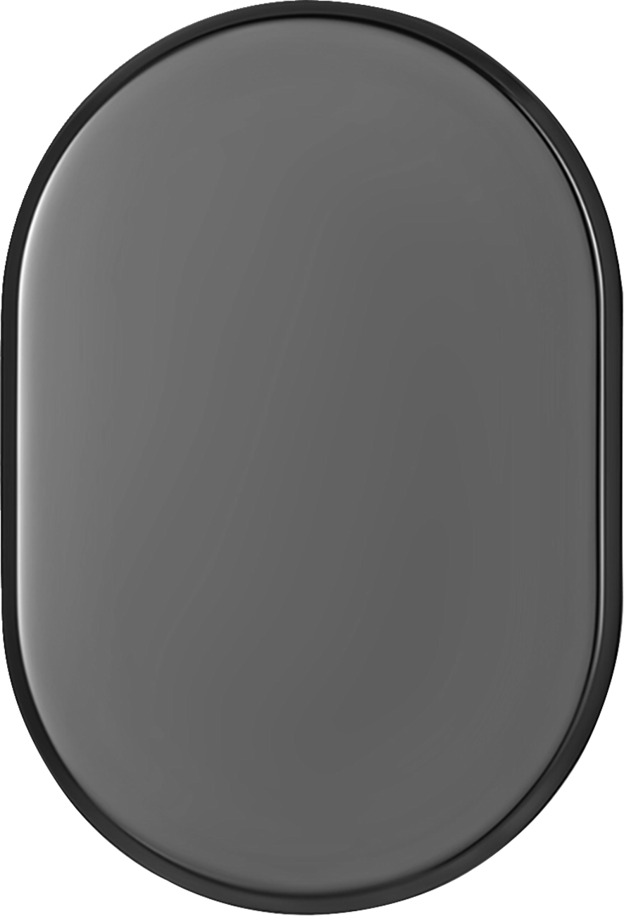 FIGURATI DESIGNS Antenna Cover - Right Rear Fender - Smooth - Black FD65-AC-BLK-RT