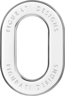 FIGURATI DESIGNS Antenna Ring - Left Rear Fender - Smooth - Chrome FD60-ANTRG-SS-LT