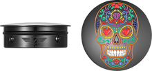 FIGURATI DESIGNS Swing Arm Covers - Sugar Skull - Black FD30-SAC-BLK