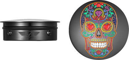 FIGURATI DESIGNS Docking Cover - Short - Black - Sugar Skull FD30-DC-25-30-BLK