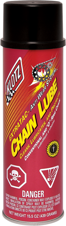 KLOTZ OIL Aerosol Chain Lube - 15.5 oz. net wt. - Aerosol KL-605