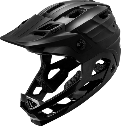 KALI Child Maya Full Face Helmet - Race - Black - OS 0221924112