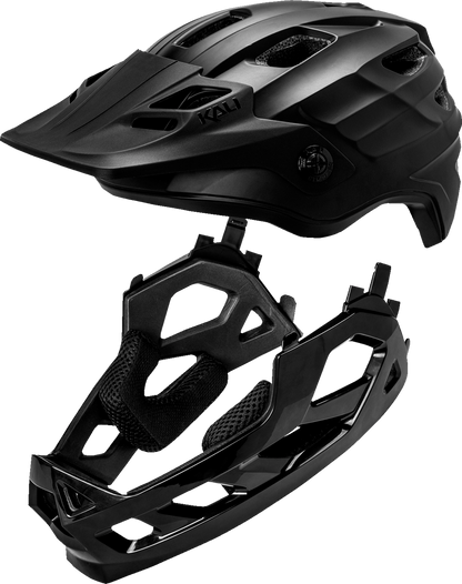 KALI Child Maya Full Face Helmet - Race - Black - OS 0221924112
