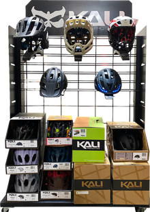 KALI Bicycle Helmet Display - Rolling Rack 010116111