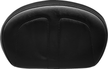 LE PERA Sissy Bar Pad - Medium - Maverick - Shiny Black L-SBP02MAV-SH