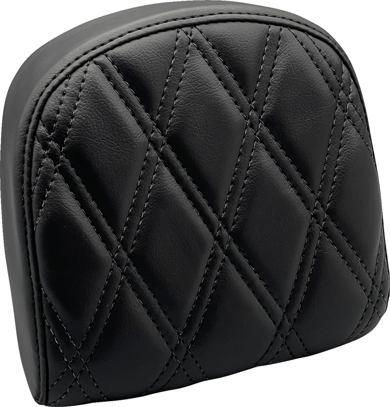 LE PERA Sissy Bar Pad - Small - Double Diamond - Dull Black L-SBP03DD-DULL