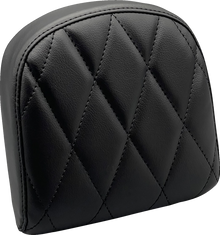 LE PERA Sissy Bar Pad - Small - Diamond - Dull Black L-SBP03DM-DULL