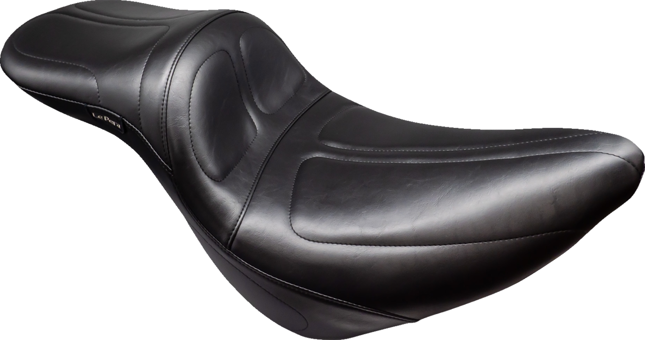 LE PERA Tailwhip Daddy Long Legs Low Rider Seat - Maverick Stitch - Black - FL/FX '18-'25 LYR-910DL