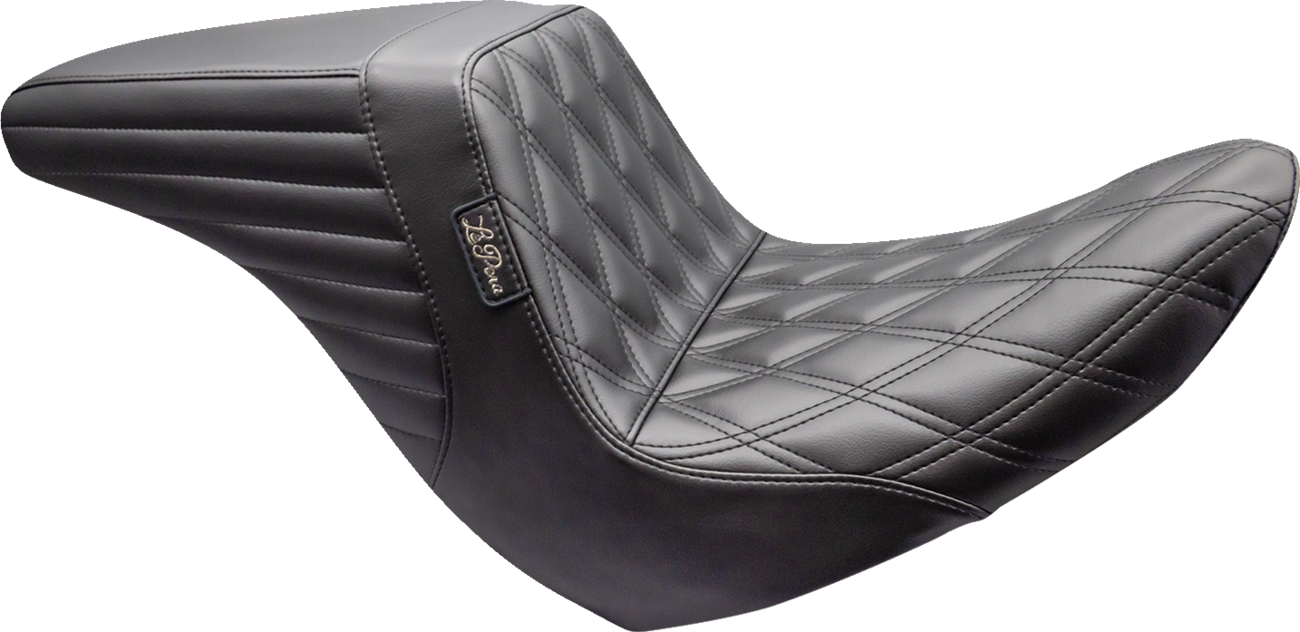 LE PERA Kickflip Up Front Seat - Double Diamond - Black - FL/FX '18-'24 LYRU-590DD