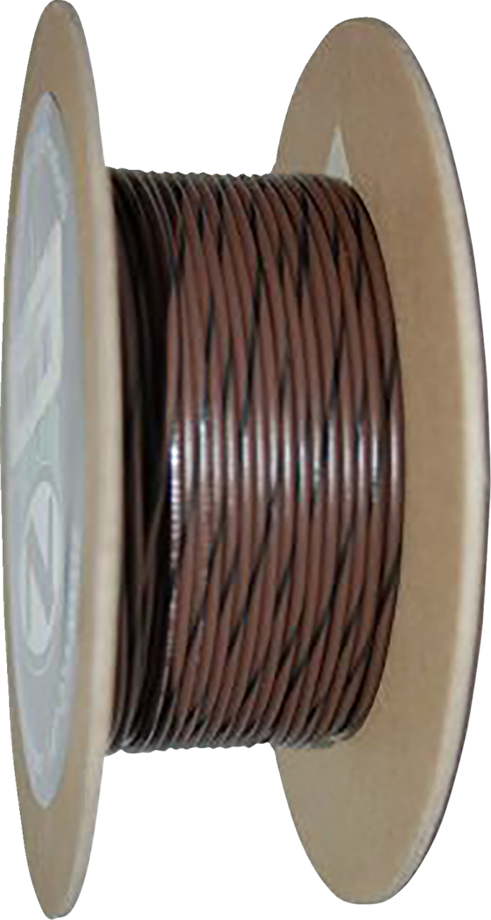 NAMZ 100' Wire Spool - 20 Gauge - Brown/Black NWR-10-100-20