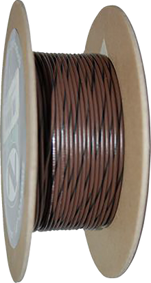 NAMZ 100' Wire Spool - 20 Gauge - Brown/Black NWR-10-100-20