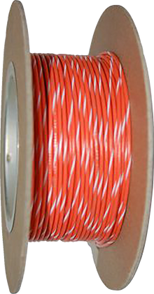 NAMZ 100' Wire Spool - 20 Gauge - Orange/White NWR-39-100-20