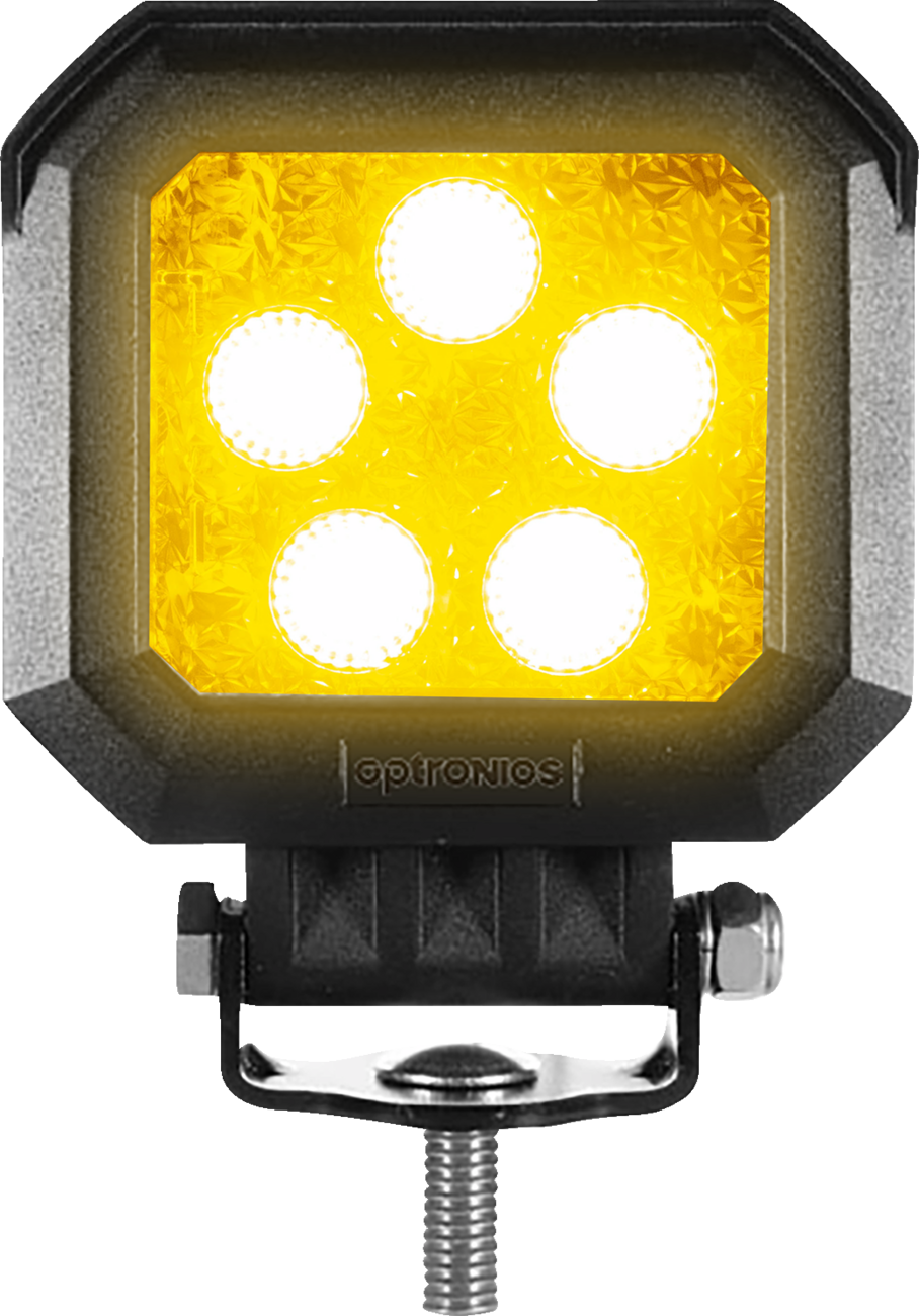 OPTRONICS INC. Flood Light - Yellow - Heated Lens TLL75AHHB