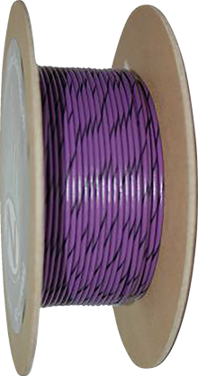 NAMZ 100' Wire Spool - 20 Gauge - Violet/Black NWR-70-100-20