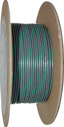 NAMZ 100' Wire Spool - 20 Gauge - Gray/Green NWR-85-100-20
