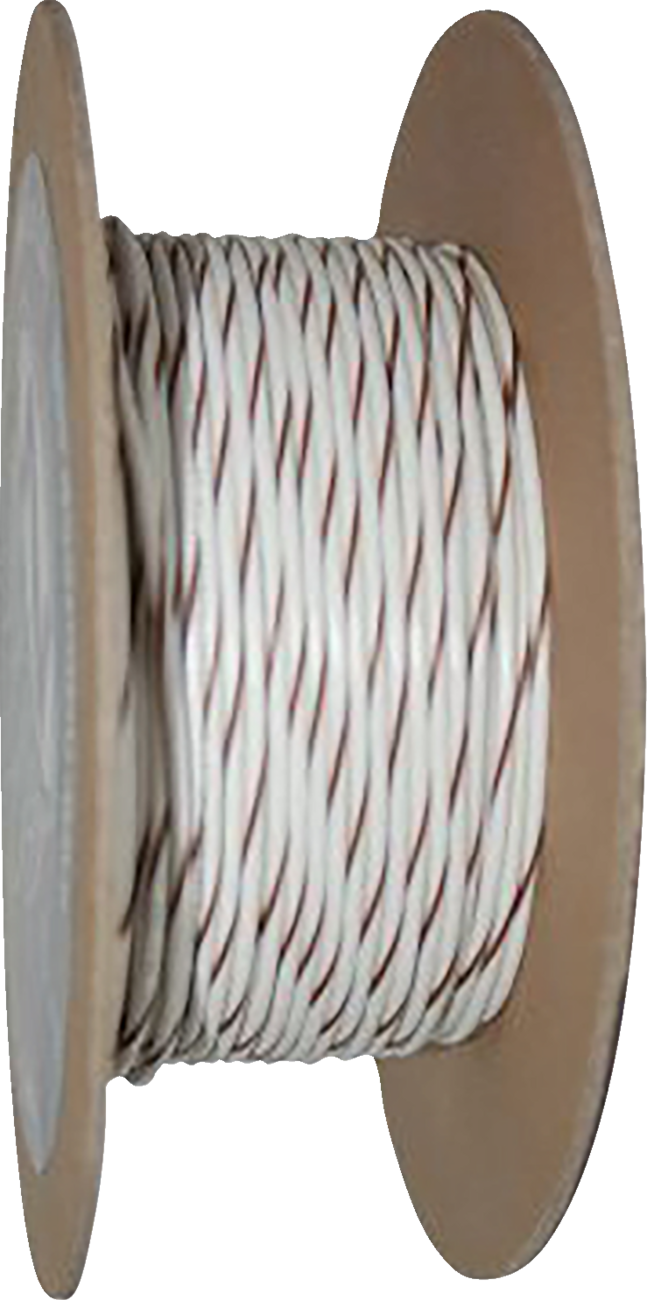 NAMZ 100' Wire Spool - 20 Gauge - White NWR-9-100-20