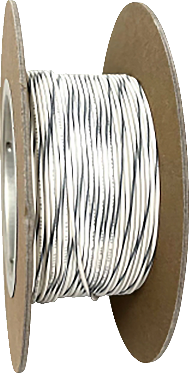 NAMZ 100' Wire Spool - 20 Gauge - White/Gray NWR-98-100-20