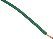 NAMZ 25' Cloth-Braided Wire Spool - 16 Gauge - Green NCBW-8