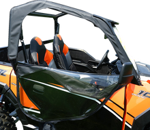 SEIZMIK Soft Upper Door - Black/Clear - Polaris - General 51-20982