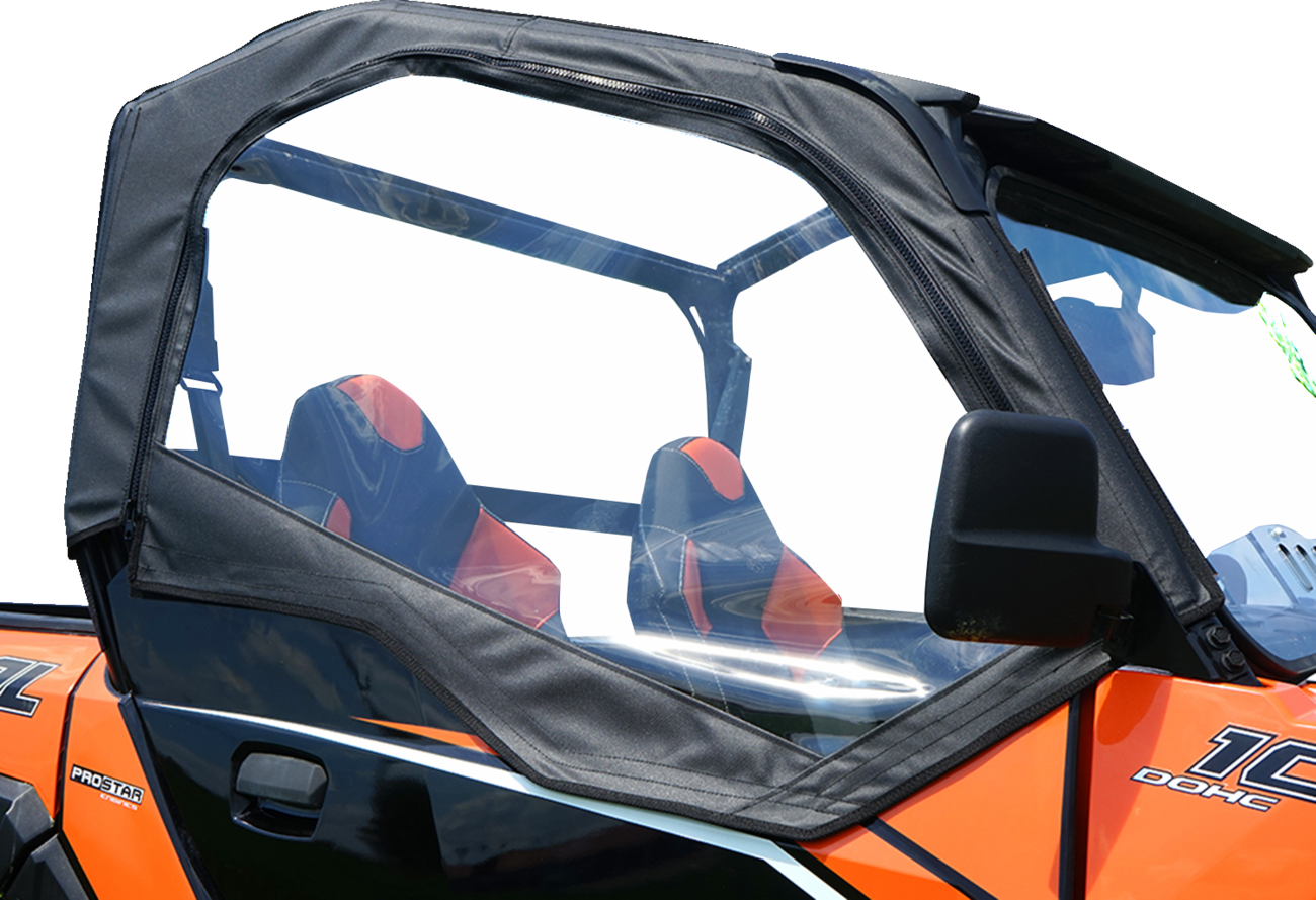 SEIZMIK Soft Upper Door - Black/Clear - Polaris - General 51-20982