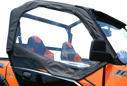 SEIZMIK Soft Upper Door - Black/Clear - Polaris - General 51-20982
