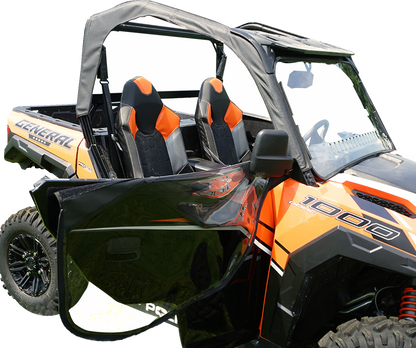 SEIZMIK Soft Upper Door - Black/Clear - Polaris - General 51-20982